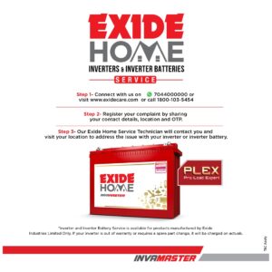 EXIDE INVA Master IMTT2200 220Ah 12V Tall Tubular Inverter Battery - Image 4